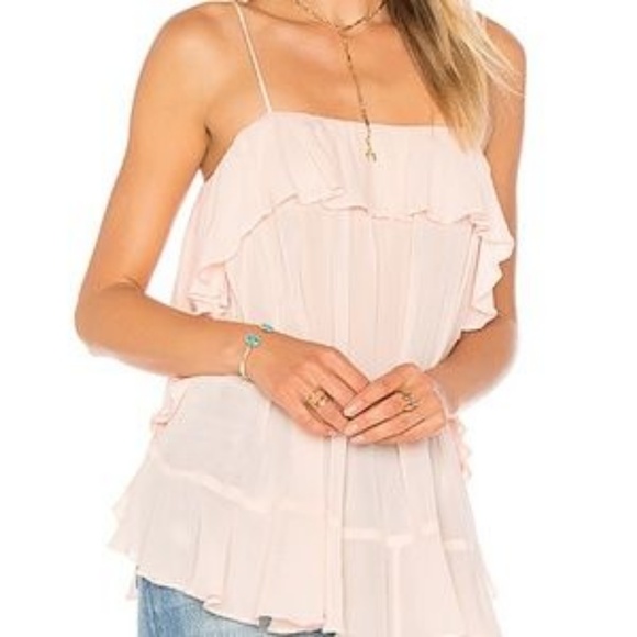 Free People Tops - Free People Cascading Ruffle tank